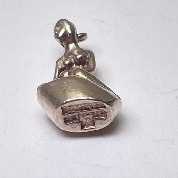 Vintage Sterling Silver Little Mermaid Charm - Picture 4 of 13